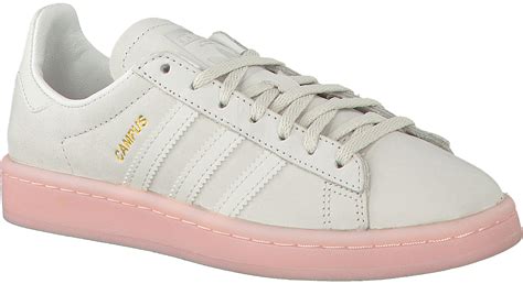 adidas sneakers wit met kleur